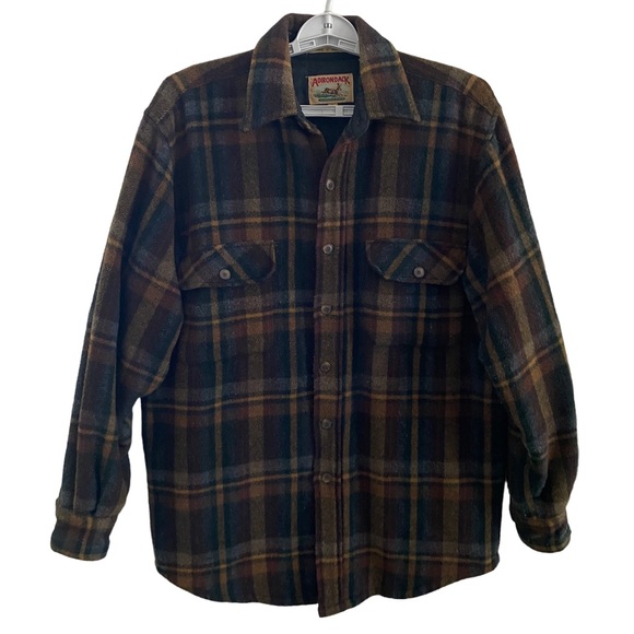 adirondack Jackets & Coats Adirondack Vintage Flannel Shirt Jacket